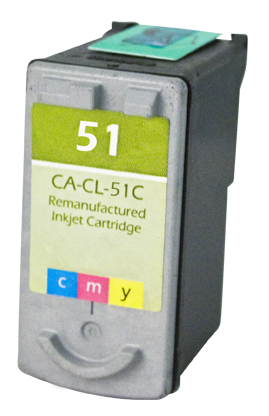Canon 0618B002, CL-51 High Capacity Tri-Color Inkjet Cartridge